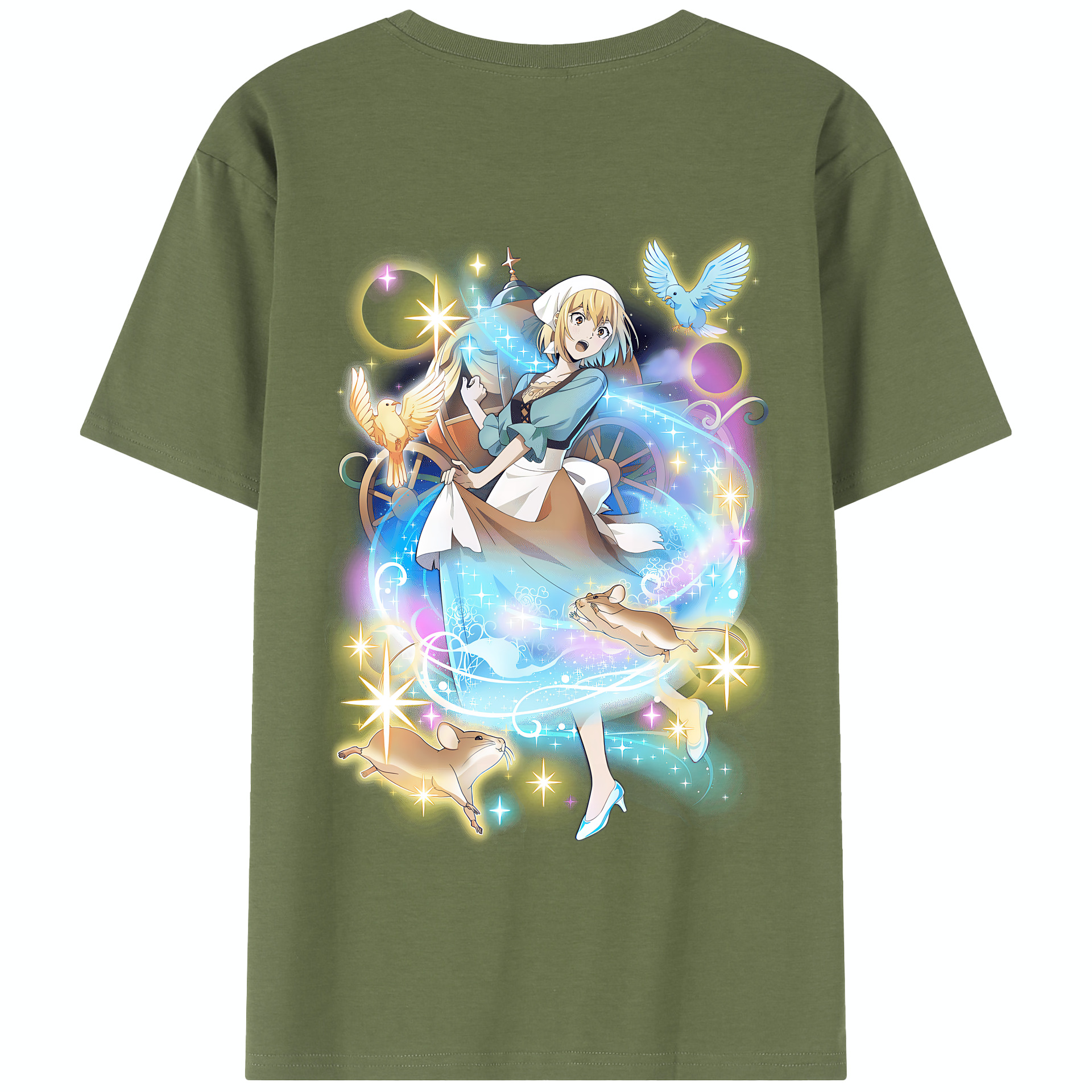 （画像用） 文豪ストレイドッグス Bungo Stray Dogs 綿100％半袖Tシャツ（背面プリント）